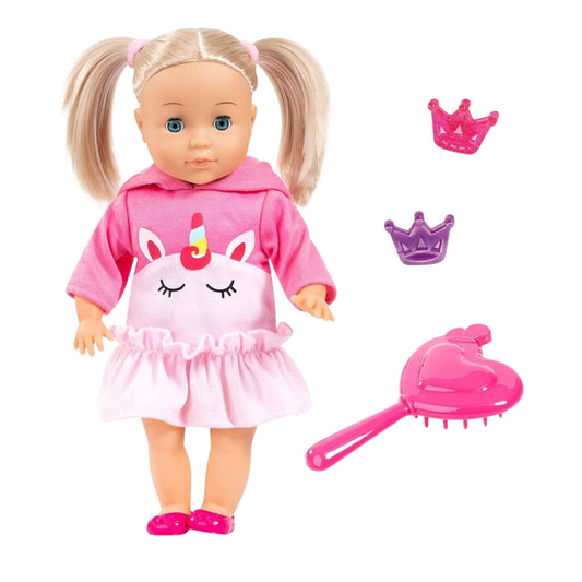 Bayer My Little Sister Baby Doll with Kiss & Laugh Sounds