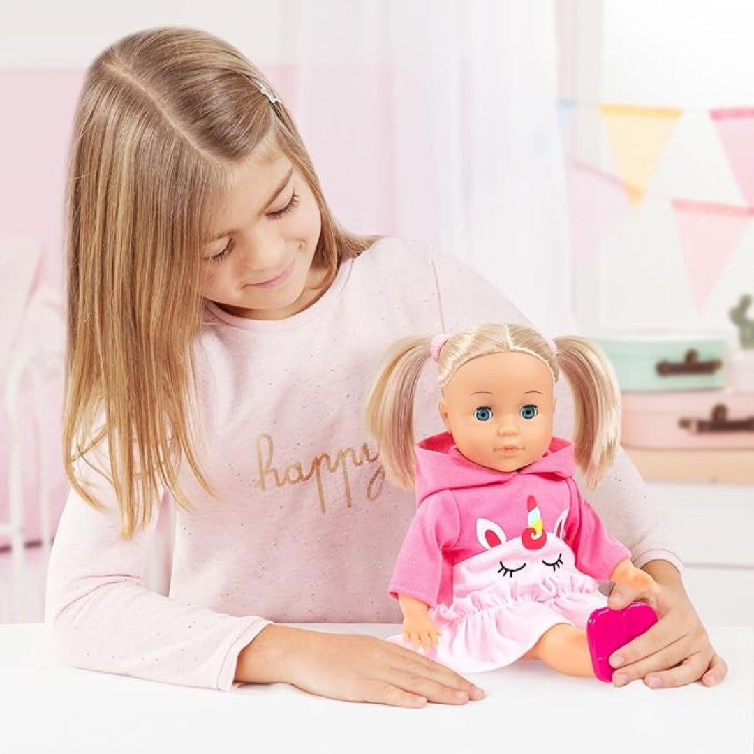 Bayer My Little Sister Baby Doll with Kiss & Laugh Sounds