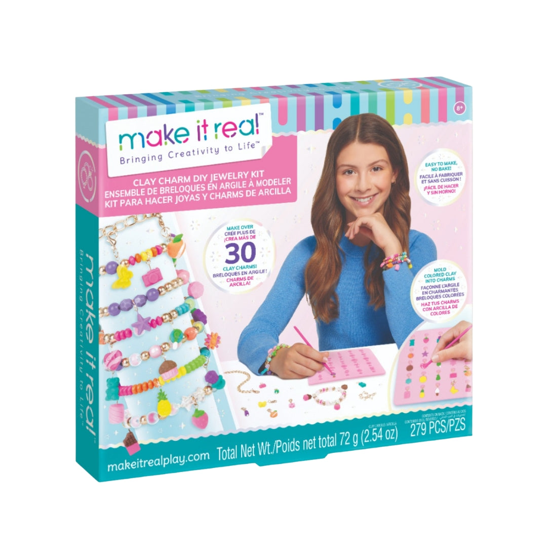 Make It Real Clay Charm Diy Jewelry Kit
