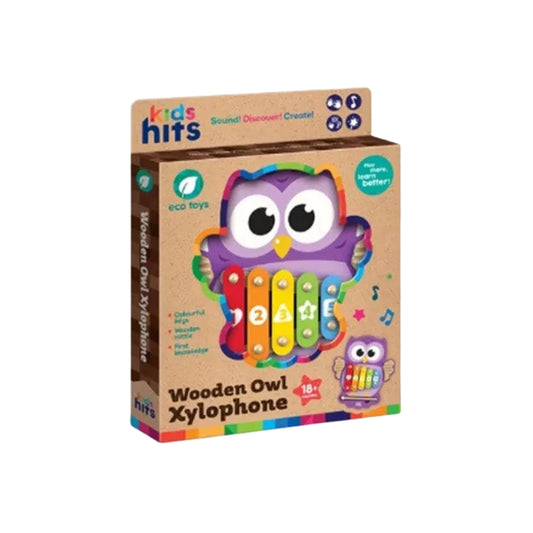 Kids Hits Xylophone Wooden Owl