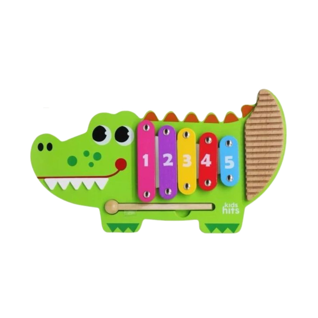 Crocodile Xylophone Wooden Toy