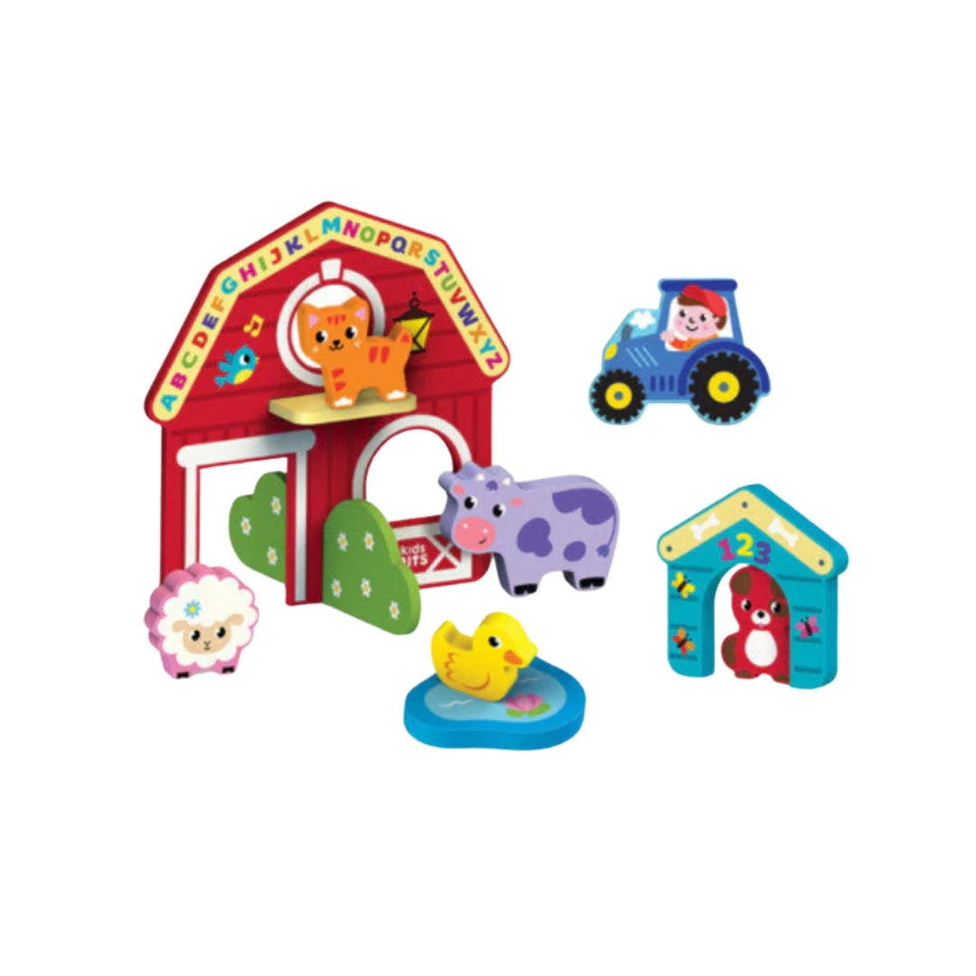 Wooden Farm Play Set