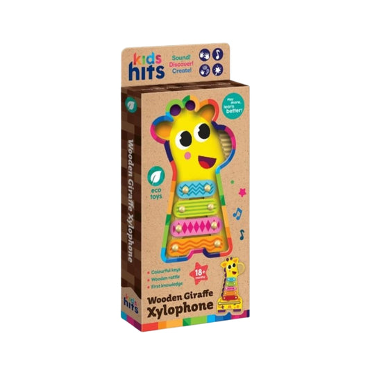 Kids Hits Xylophone Wooden Giraffe