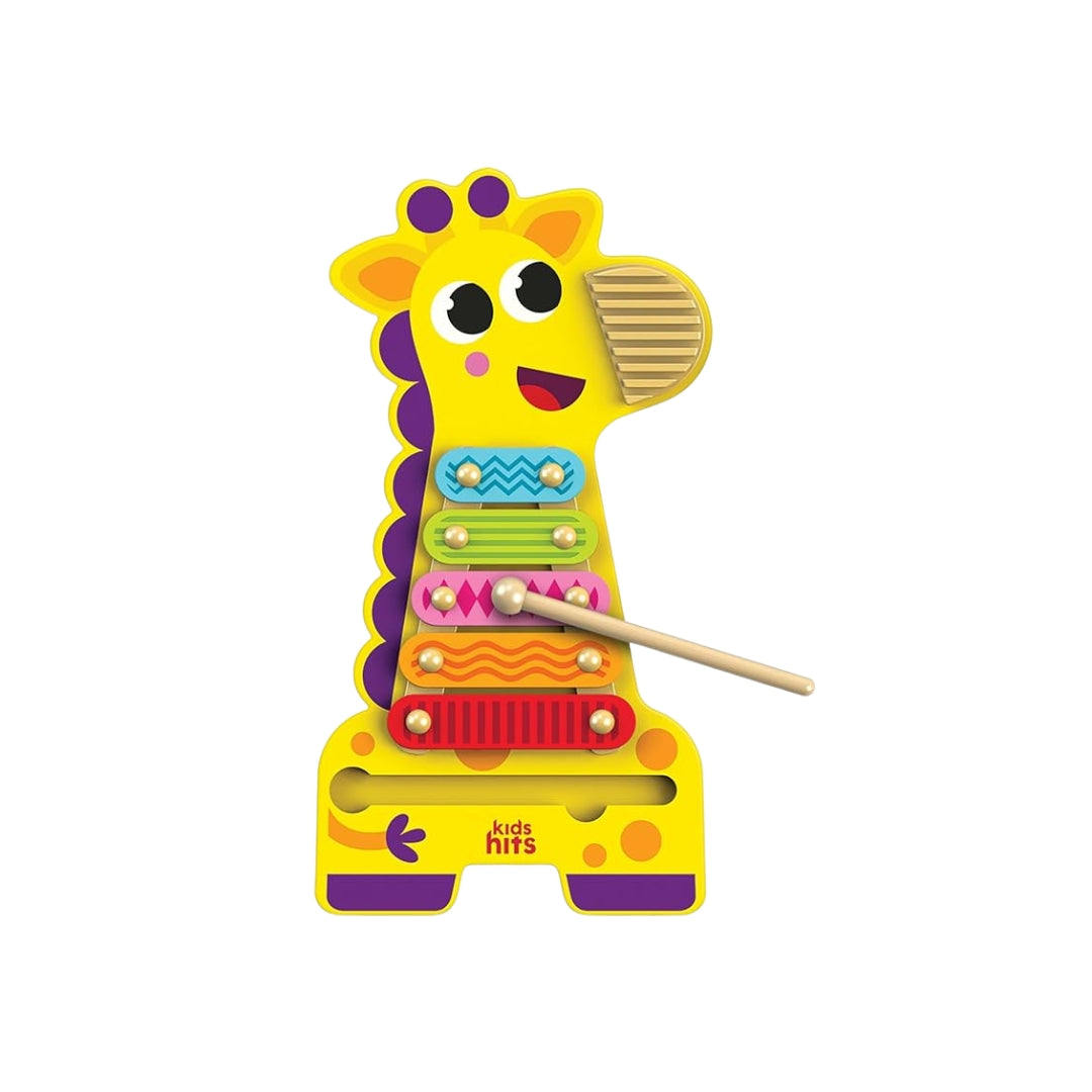 Kids Hits Xylophone Wooden Giraffe
