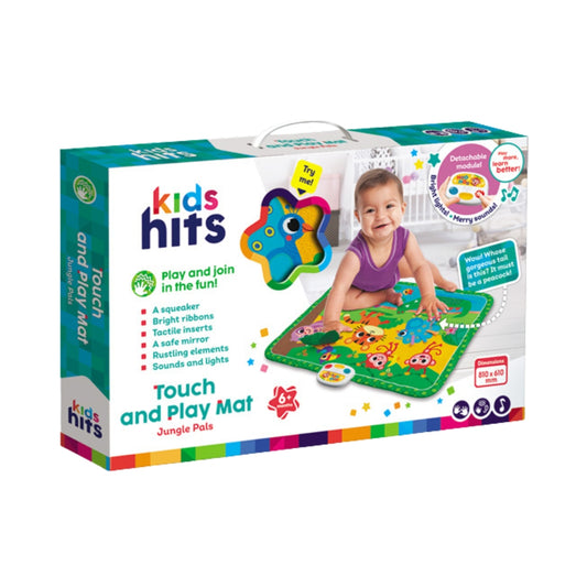 Kids Hits Educational Baby Touch and Play Mat Jungle Pals