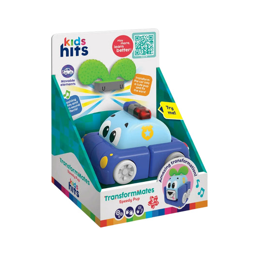 Kids Hits TransformMates Speedy Pup Toy Car