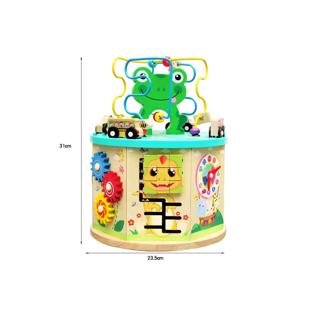 Seven Sides Bead Stringing Toy