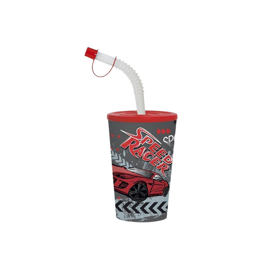 Herevin Speed Racer Cup With Straw 340ml