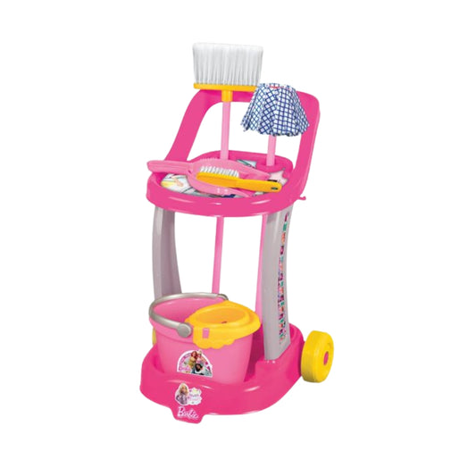 DEDE Cleaning Trolley – 8 Piece Kids Play Set