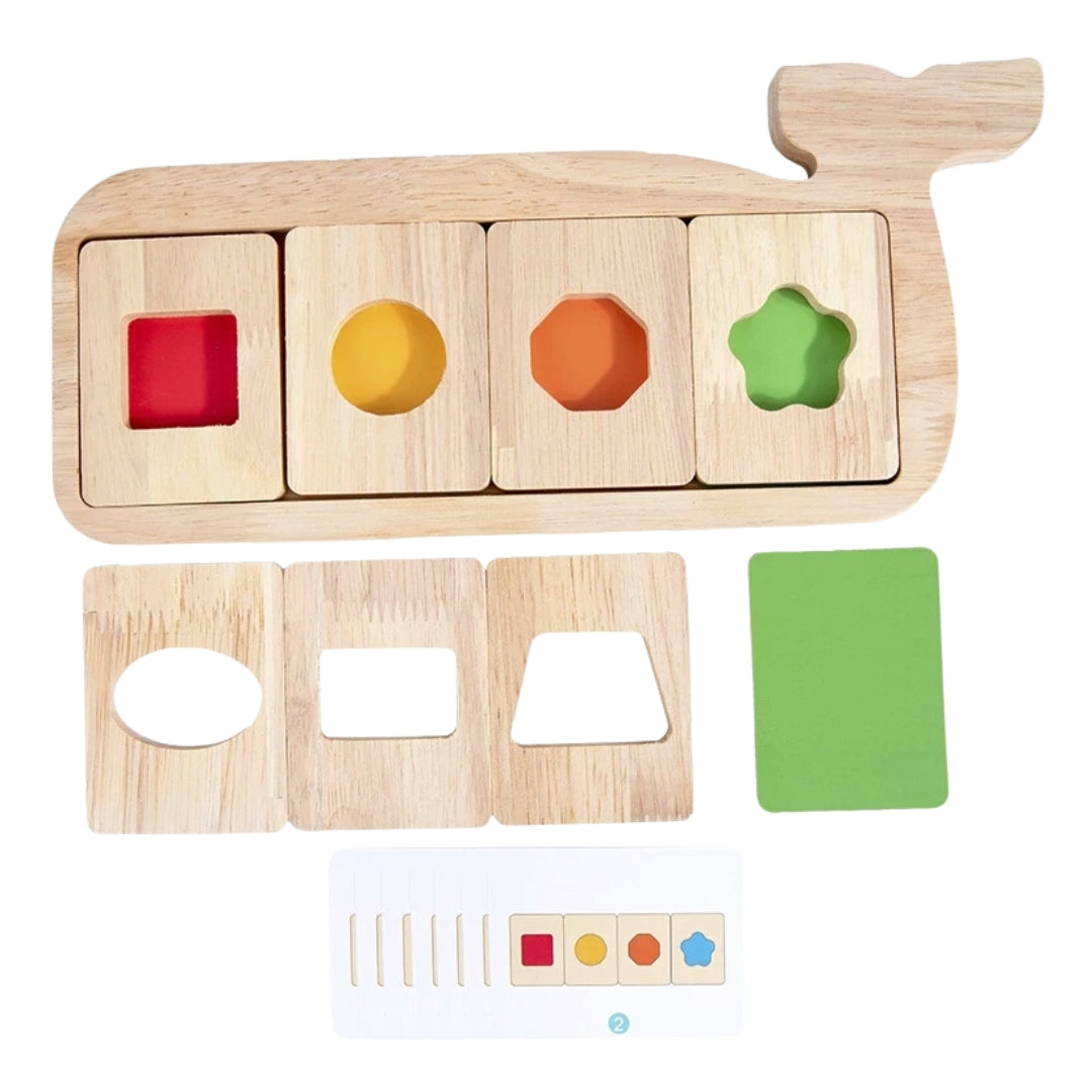 Montessori Colors & Shapes Matching Puzzle