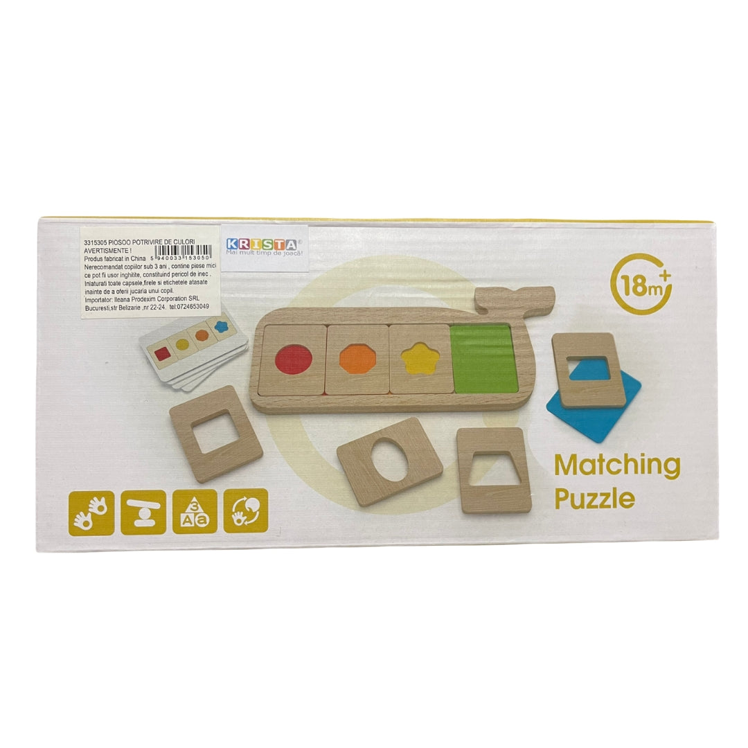 Montessori Colors & Shapes Matching Puzzle