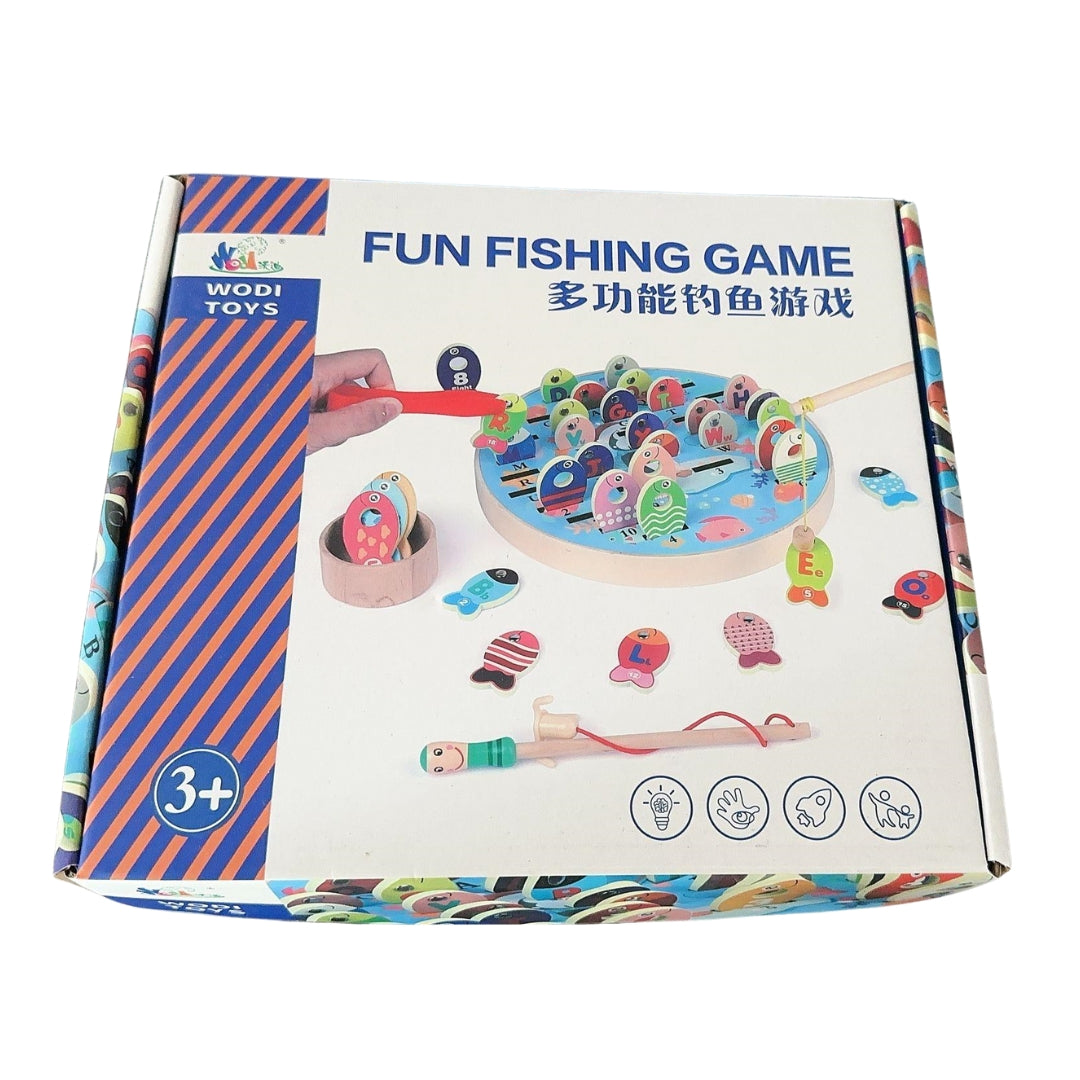 Wooden Magnetic Fishing Game