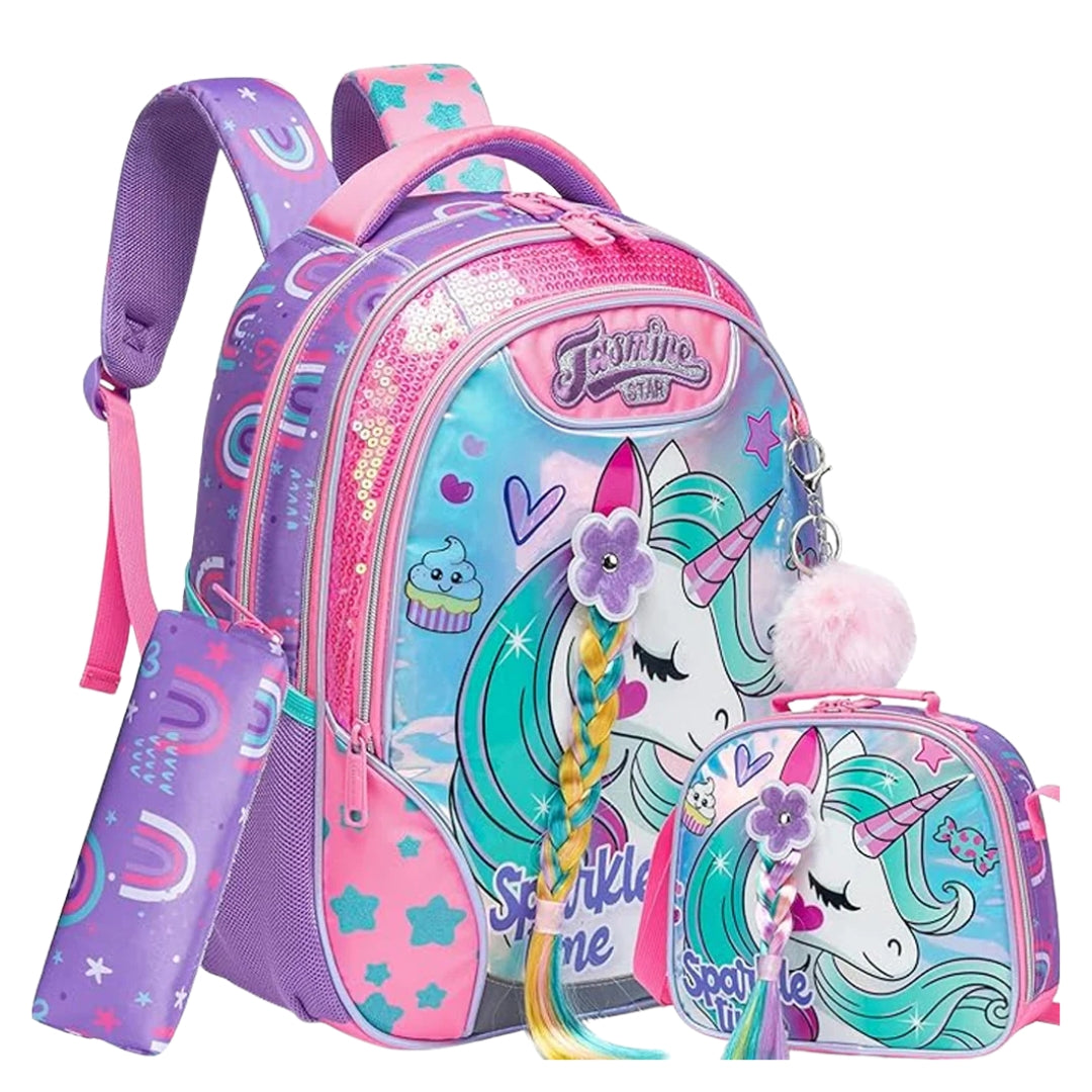 Unicorn Backpack Set