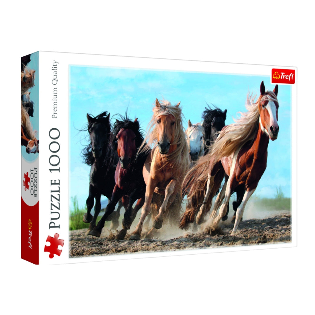 Trefl Puzzle 1000 Pieces – Galloping Horses
