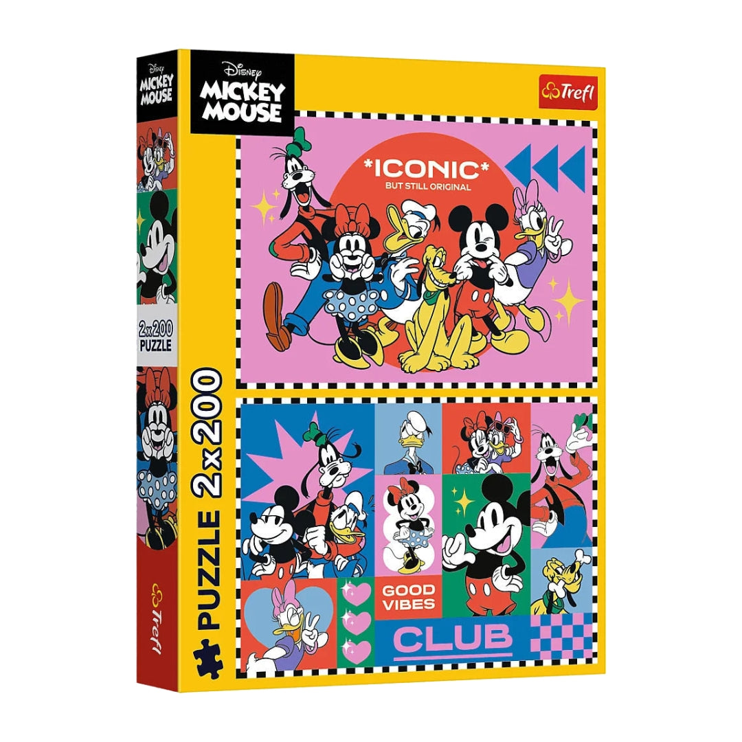 Trefl Mickey Mouse 2-in-1 Puzzle Set