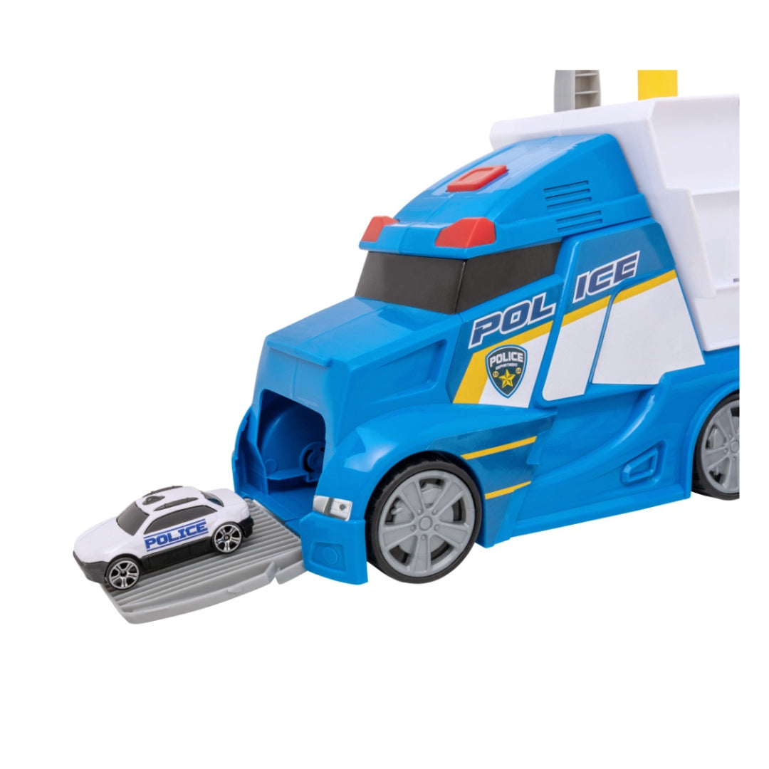 Teamsterz Police Command Truck with Vehicles
