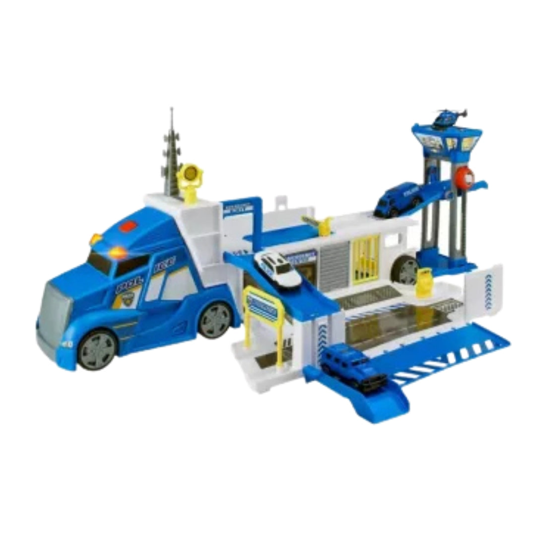 Teamsterz Police Command Truck with Vehicles