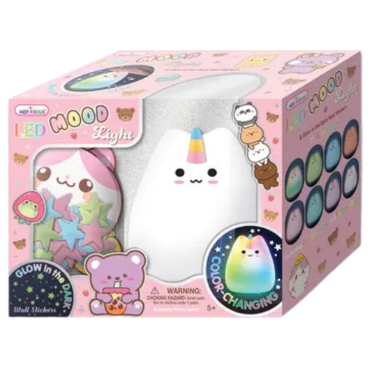 Hot Focus LED Mood Light with Glow-in-the-Dark Stickers