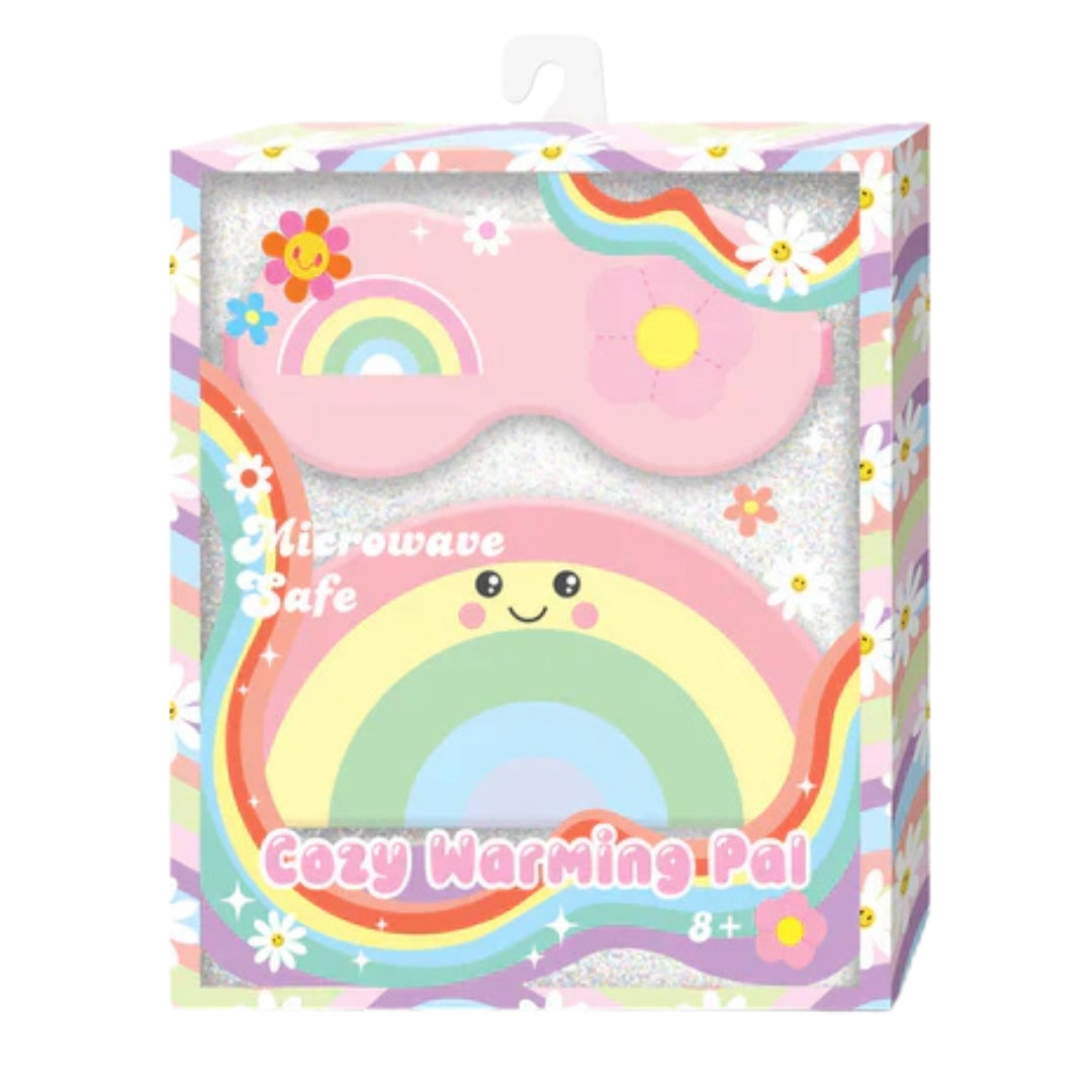 Cozy Warming Pal Rainbow with Sleeping Mask