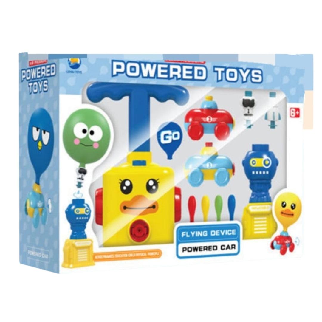 Air Pressure Powered Balloon Car Toy Set