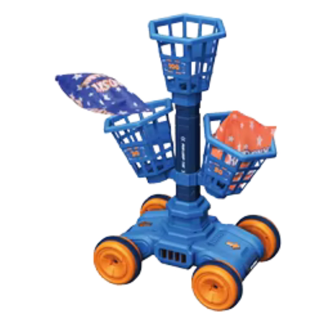Electric Mobile Target Vehicle Sandbag Throwing Toy Set