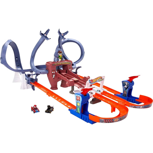 Hot Wheels Spider-Man vs. Black Panther Track Set