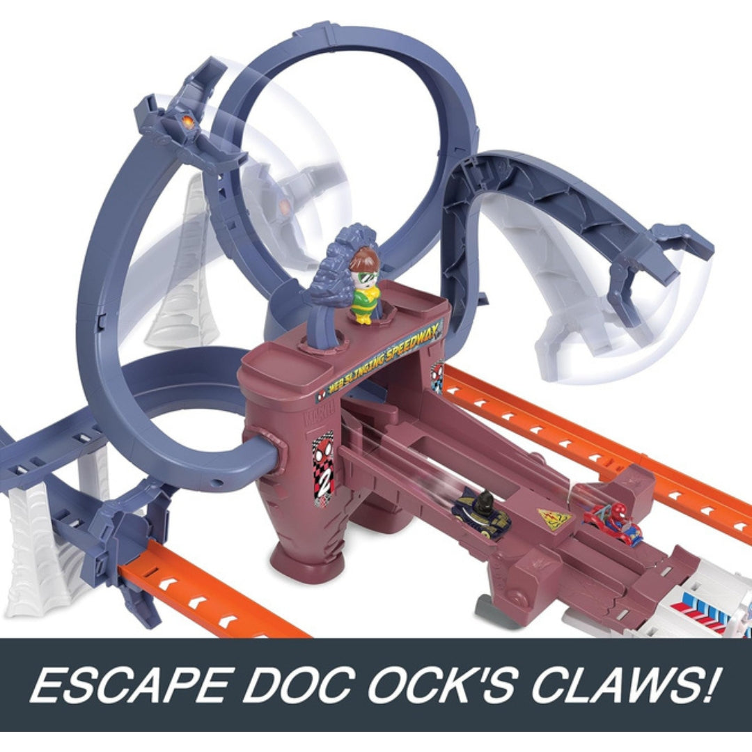 Hot Wheels Spider-Man vs. Black Panther Track Set