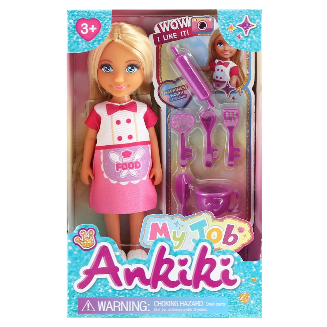 Ankiki Mini Doll with Chef Accessories