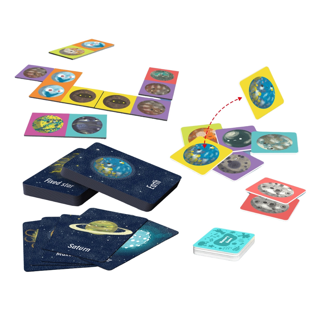 4-in-1 Space Funny Games Set