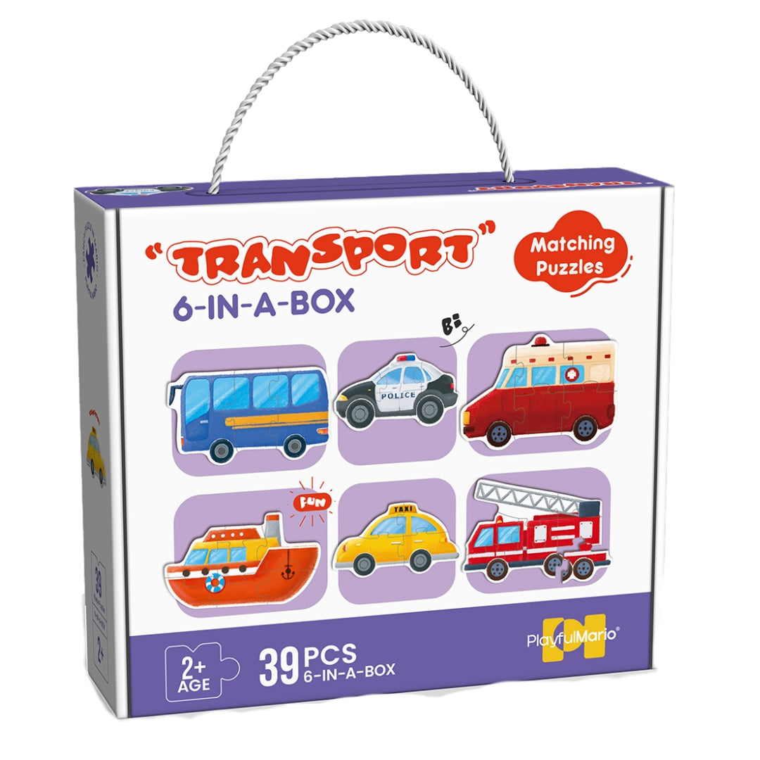 Transport Vehicles Puzzle Set