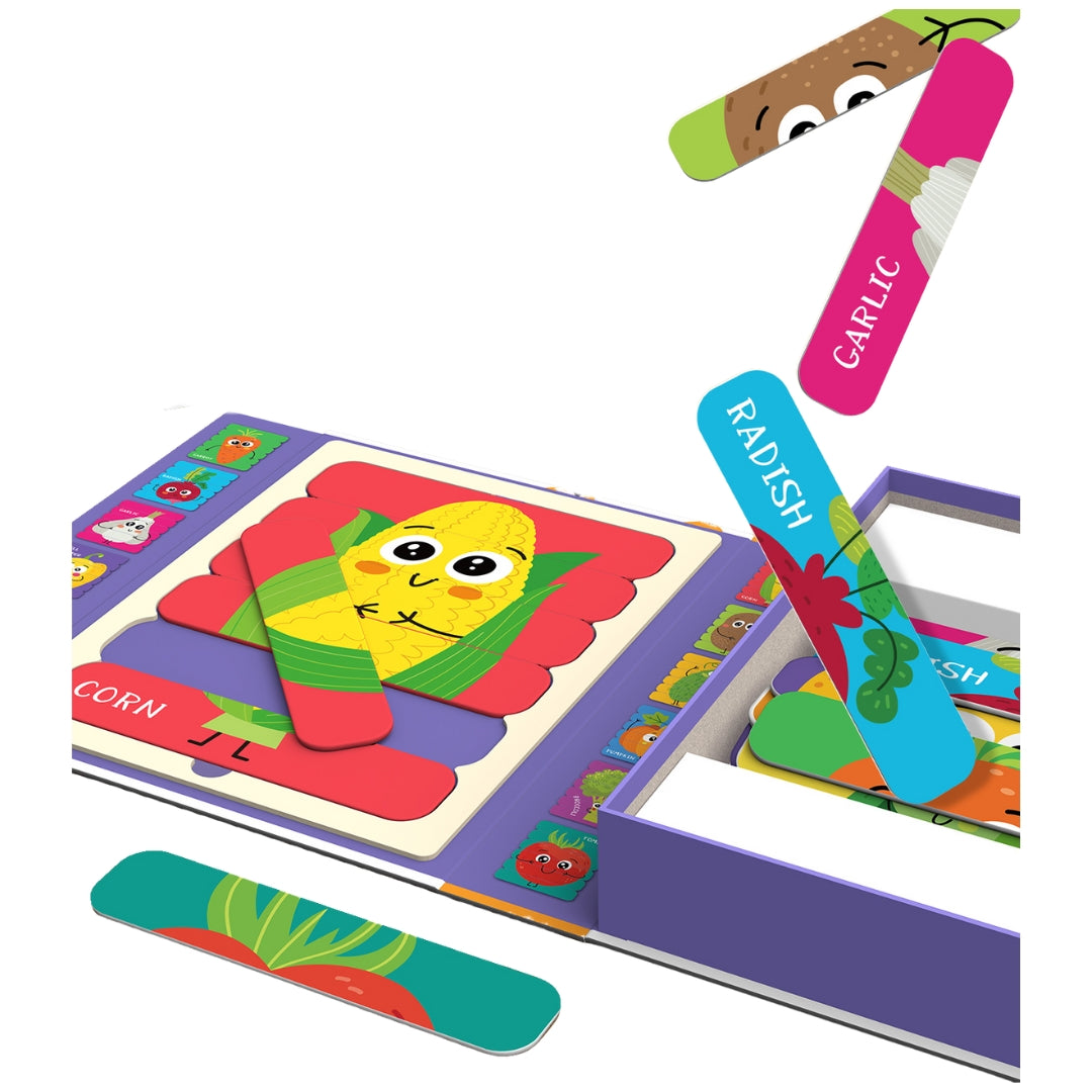PlayfulMario Vegetable Stick Puzzle