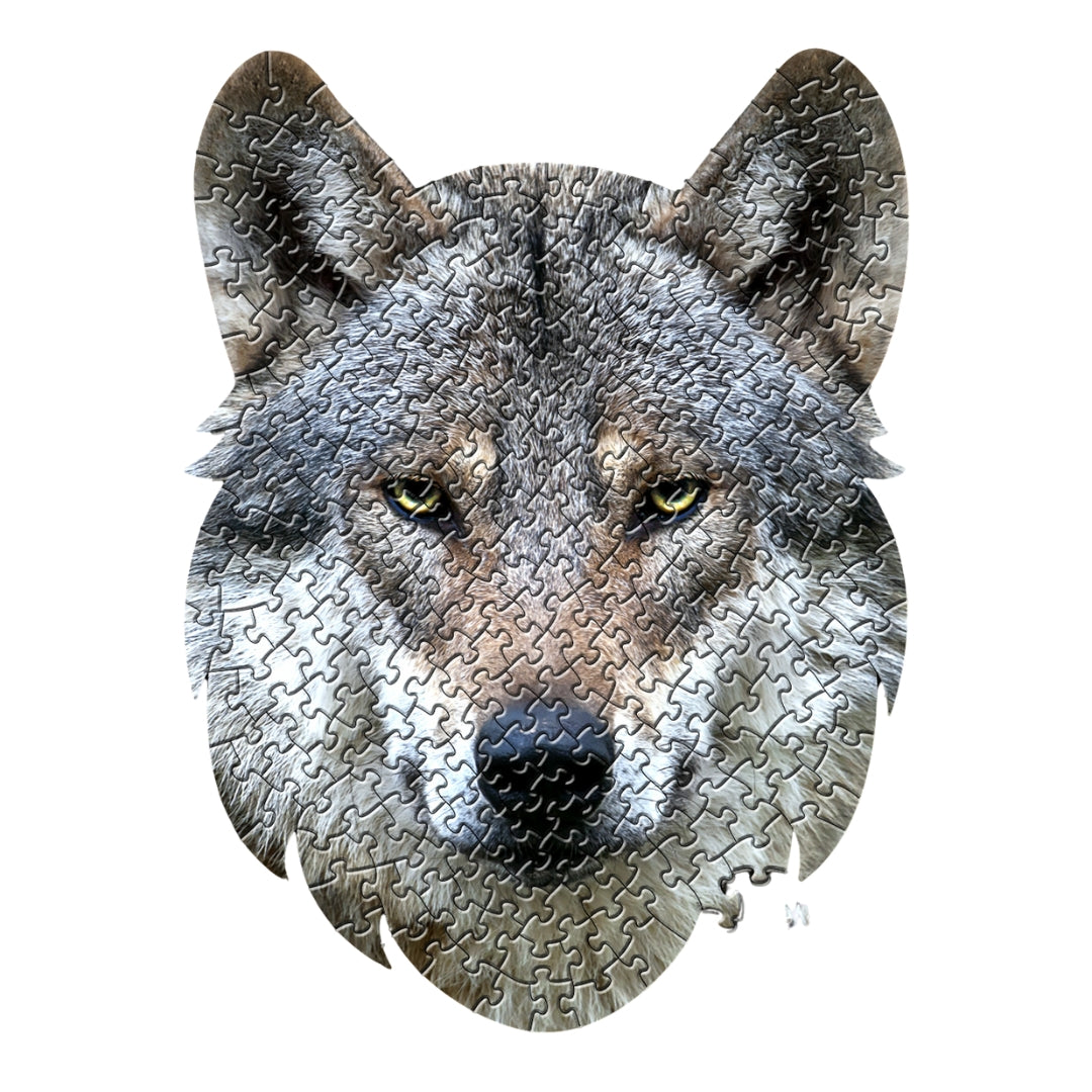 Wolf Animal Shaped Jigsaw Puzzle