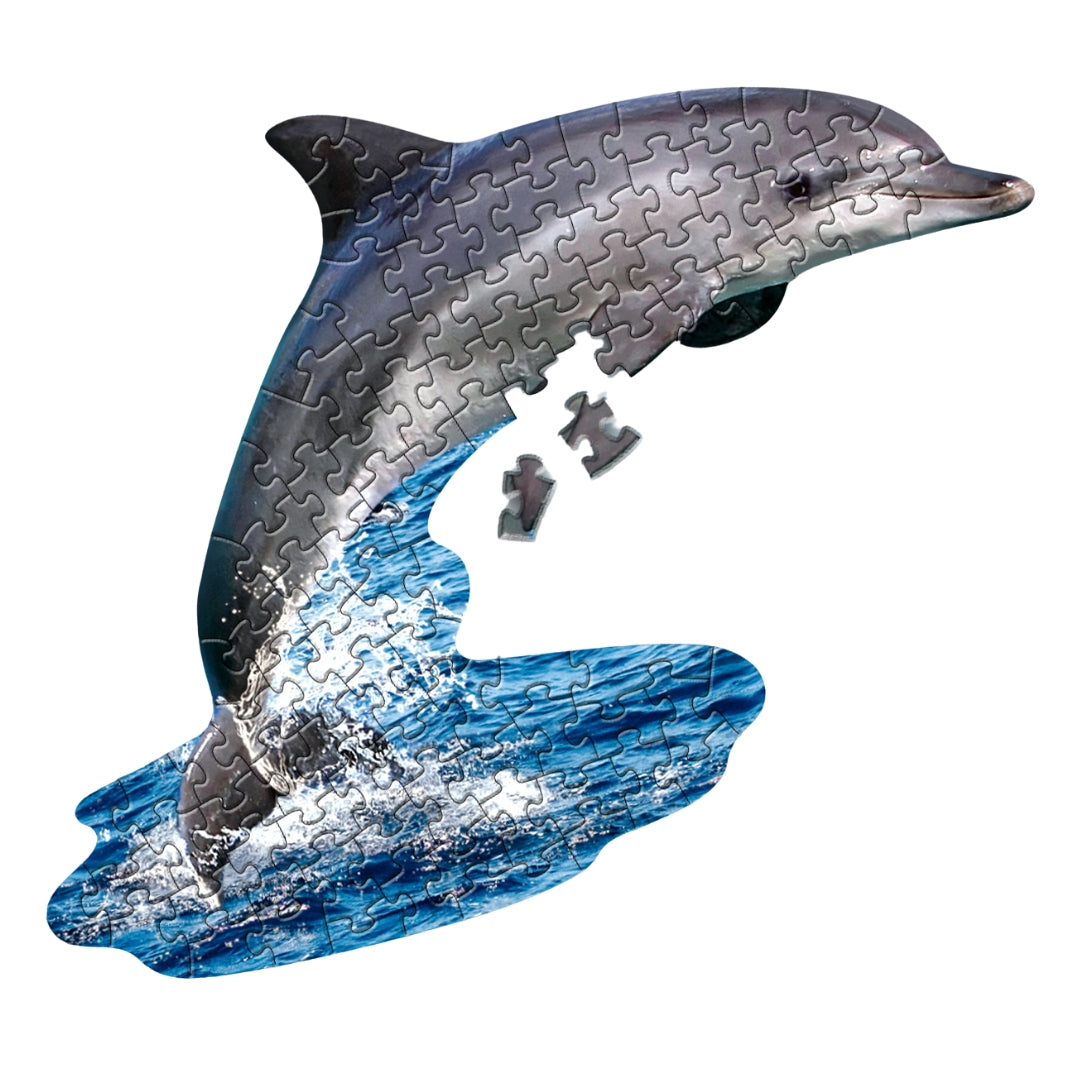 Dolphin Animal Shaped Jigsaw Puzzle