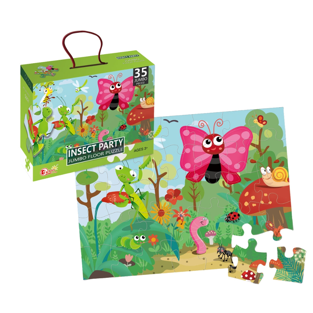 Insect Themed Jumbo Puzzle 35 Pieces