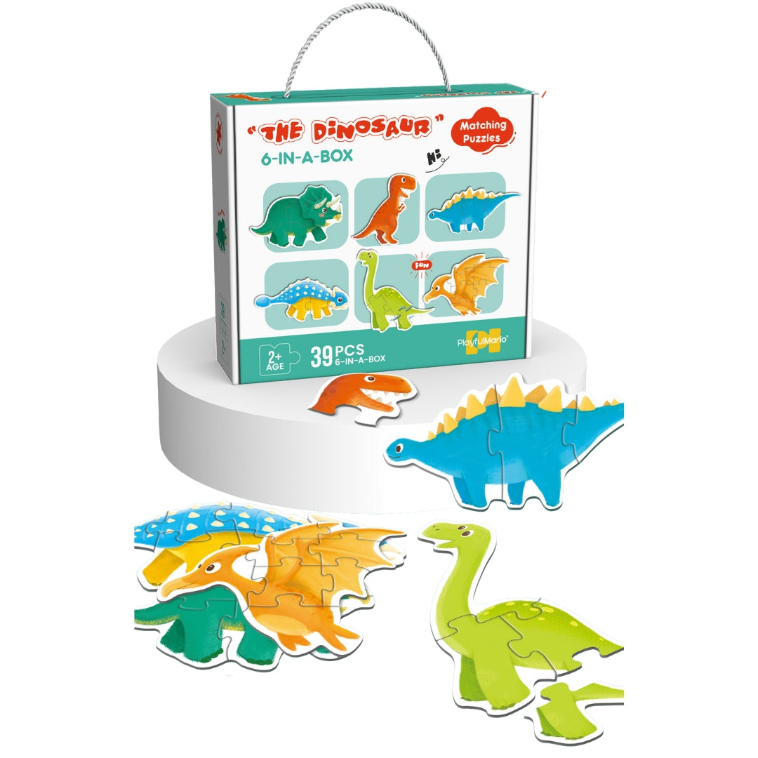 Dinosaur 6 in a Box Puzzle Set