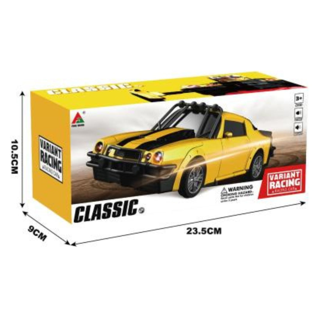 Classic Bumblebee Transforming Robot Car Toy