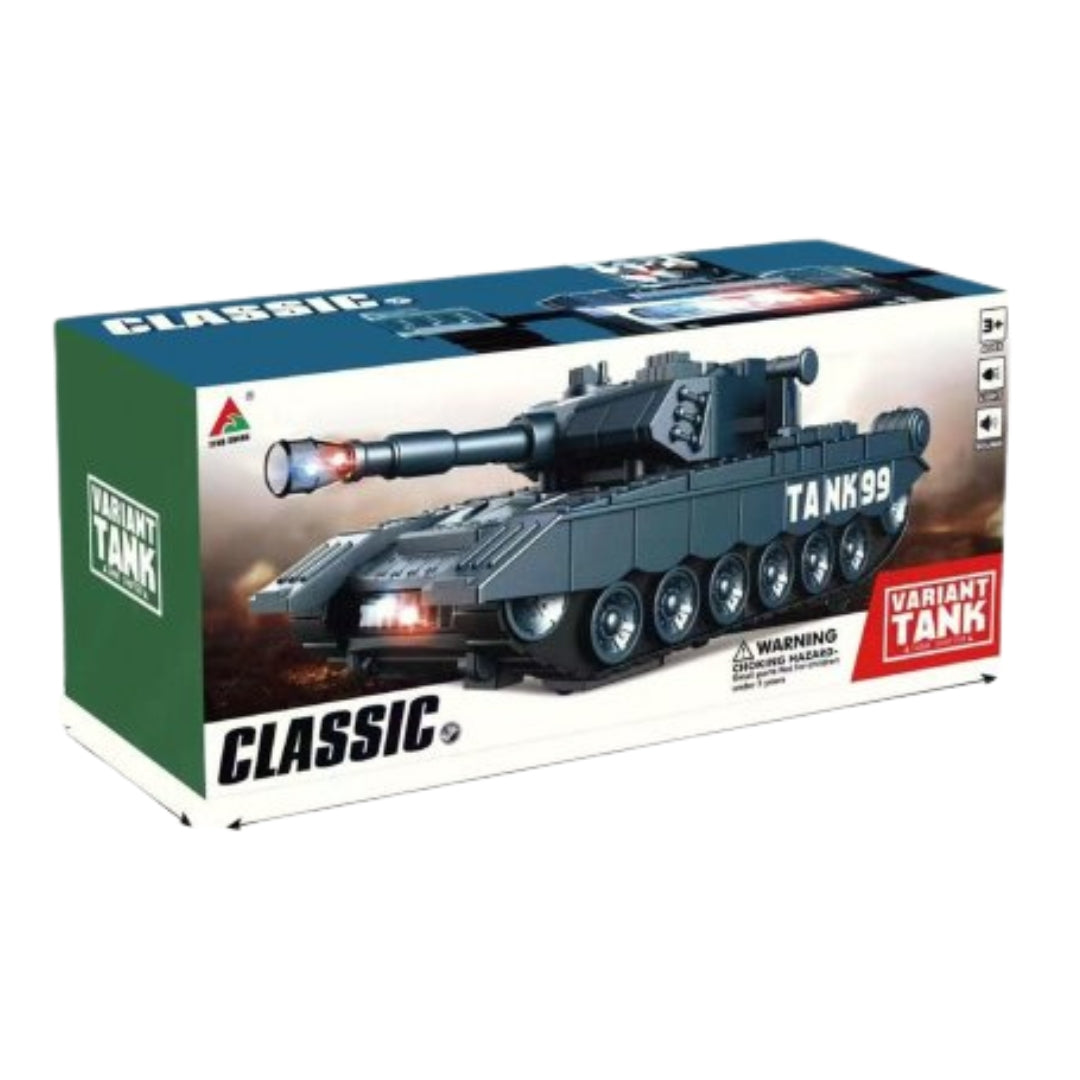 2-in-1 Transforming Tank Robot Toy