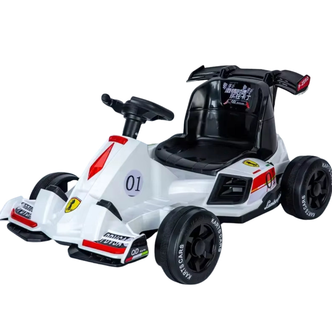 Electric Kids Go-Kart with Remote Control (Assorted)
