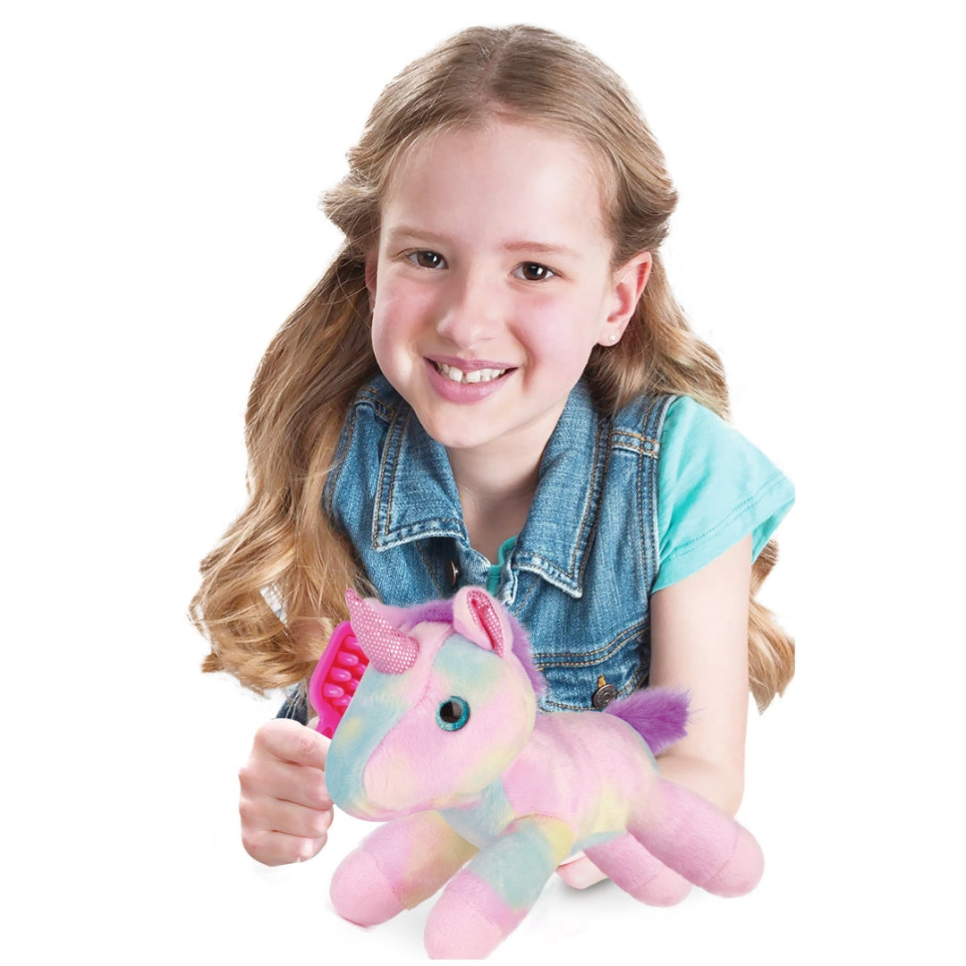 Unicorn Plush Pet Set with Carrying Bag