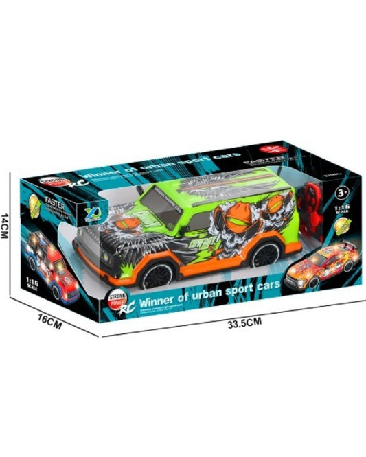 Graffiti-Style Remote-Controlled Car