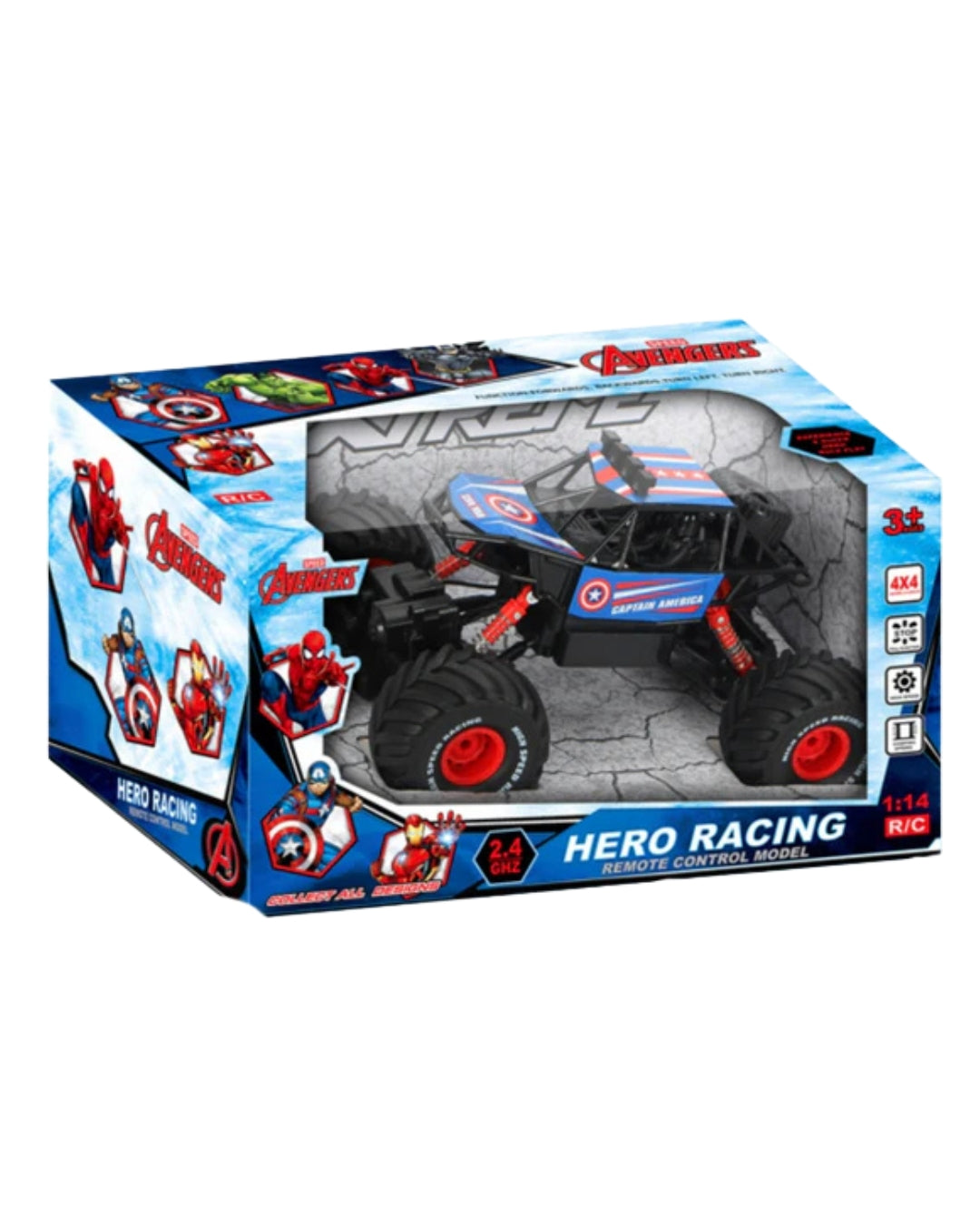 Hero Racing 1:16 Captain America RC Off-Road Car