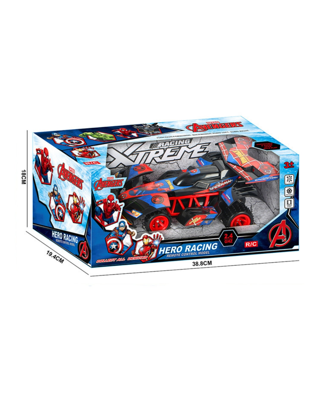 Spider-Man Remote Control Stunt Car