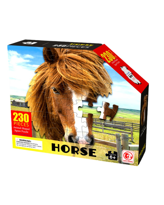 Horse Animal Shaped Puzzle