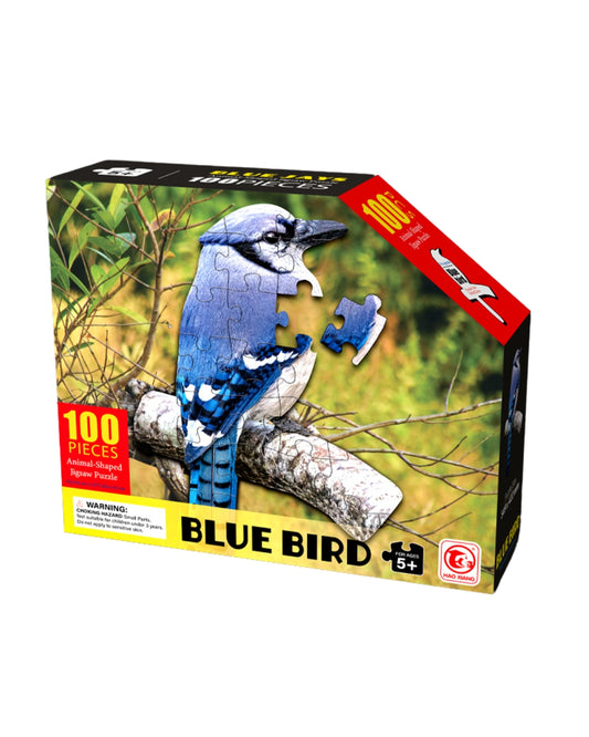 Blue Bird Animal Shaped Puzzle 100 Pieces