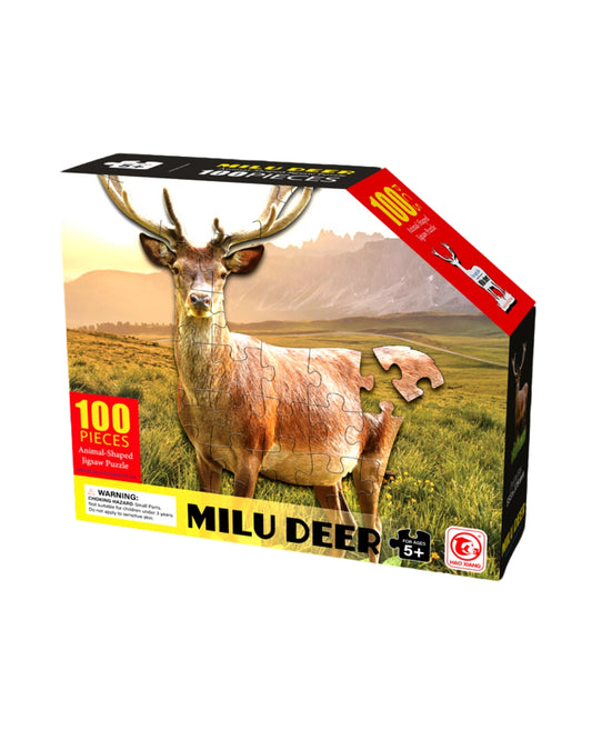 Milu Deer Animal Puzzle 100 Pieces