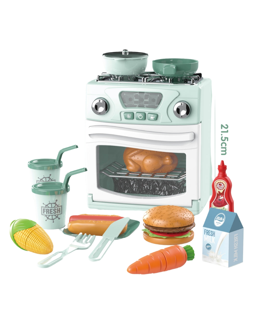 Kids Pretend Play Kitchen Set