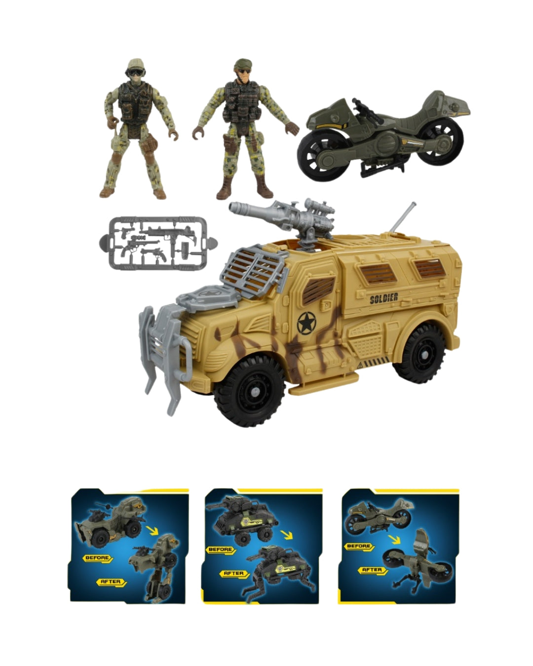 Special Combat Military Vehicles Playset