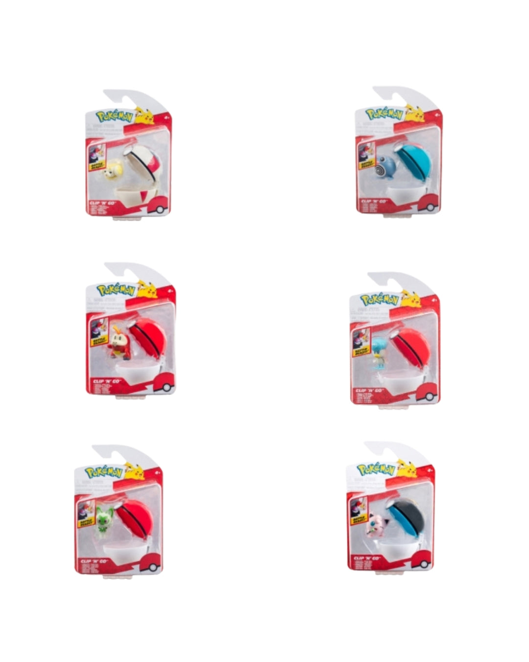 Pokemon Clip 'N' Go Balls (Assorted)