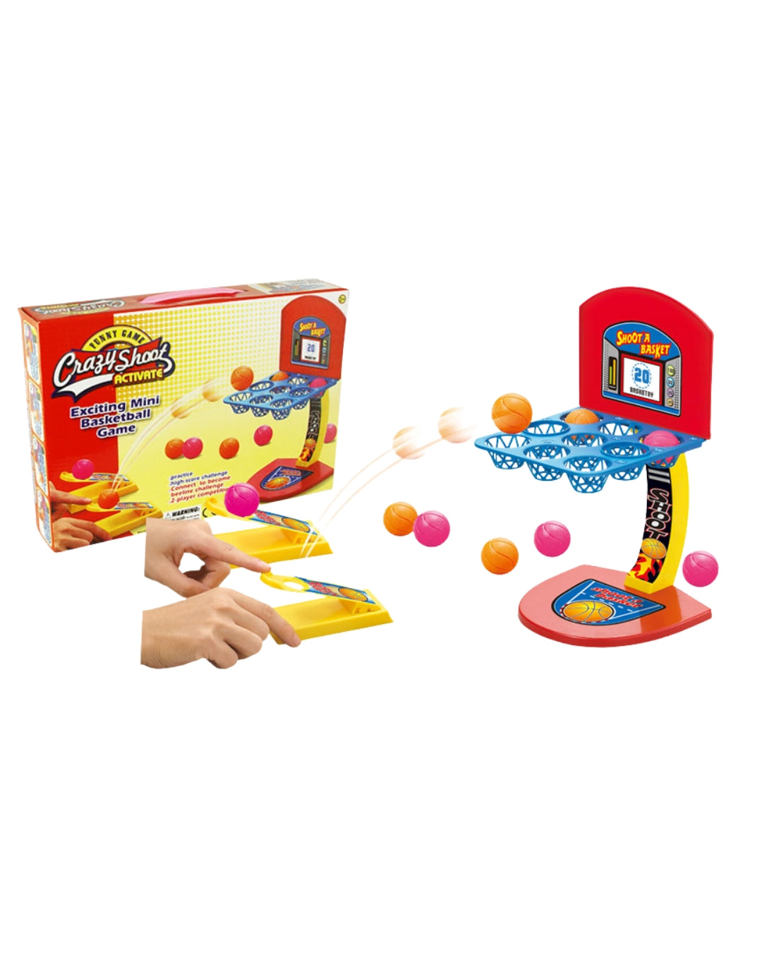 Crazy Shoot Mini Basketball Game