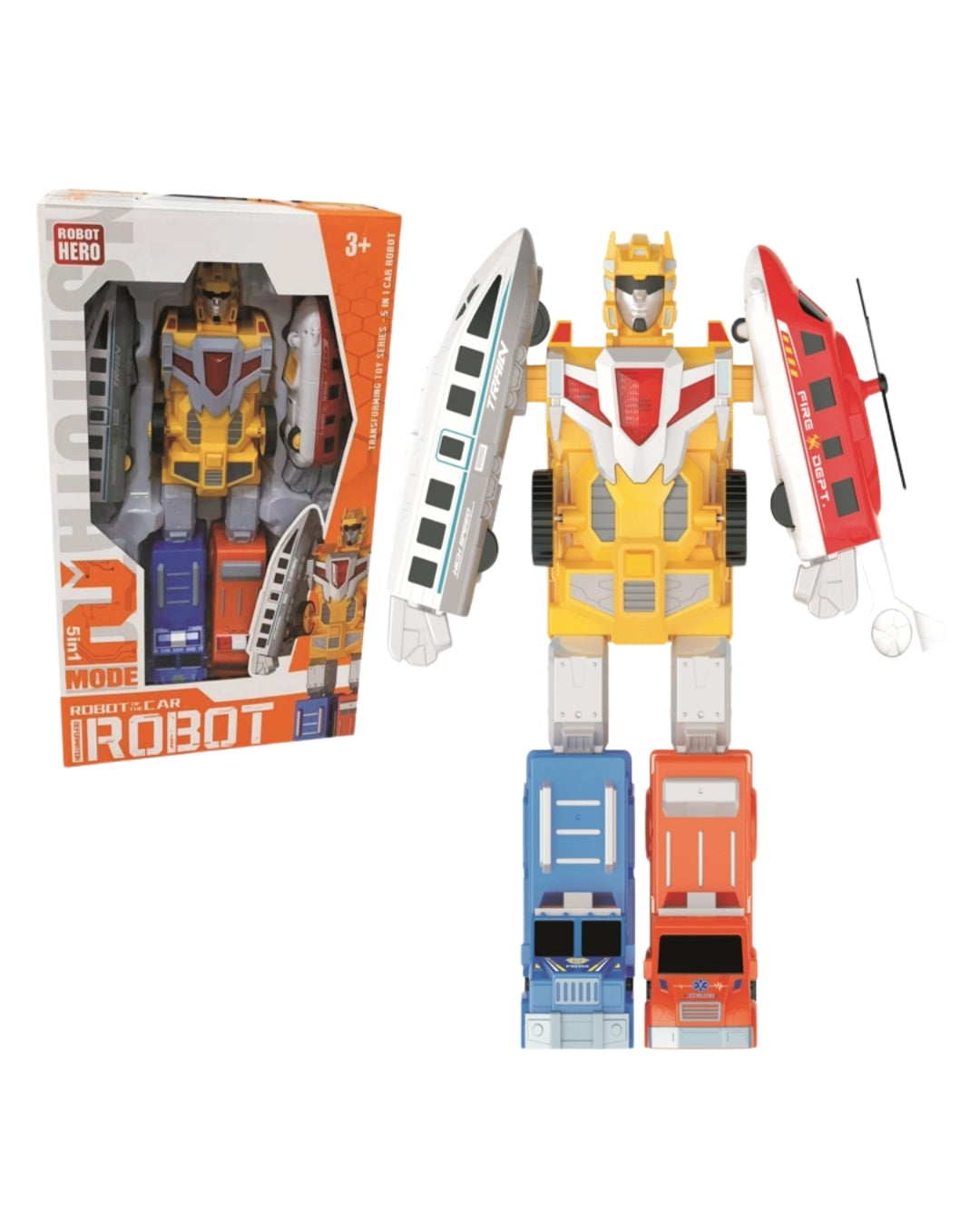5-in-1 Transformer Robot Toy